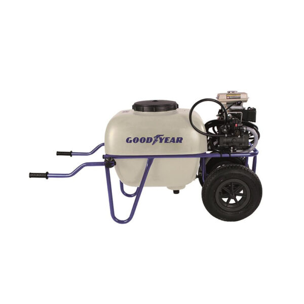 CARRETILLA FUMIGACION GOODYEAR 100L DOS RUEDAS MOTOR 2.5HP BOMBA AR-202