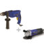 KIT AMOLADORA ELECTRICA GOODYEAR 750W 115 + TALADRO PERCUTOR 600W 220 50H