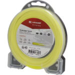 Hilo de corte, Ø2.4mm x 15m, redondo, amarillo, Kramp